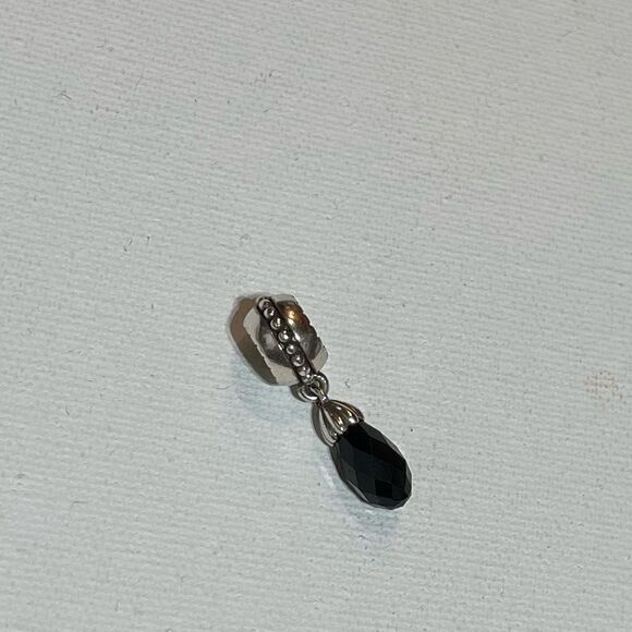 Brighton Dream Drop Charm Black/Silver NWOT - Picture 6 of 6